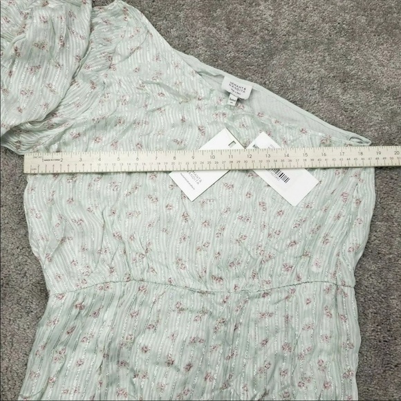 NWT HEMANT & NANDITA dress sana one shoulder NWT XL $358 - Picture 8 of 14